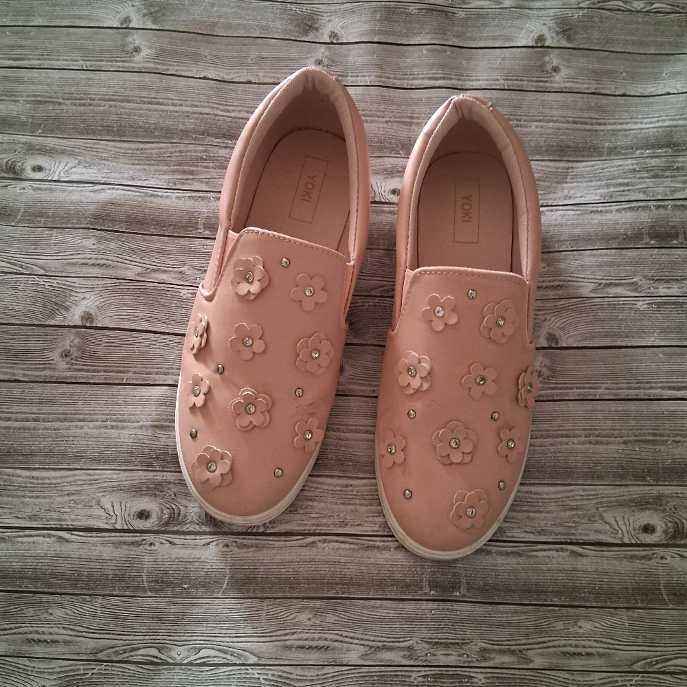 🎉S-HP🎉 YOKI Womens Floral Slip-On Shoes